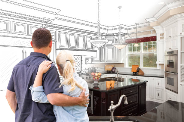 Custom kitchen cabinets installed in a Prescott home